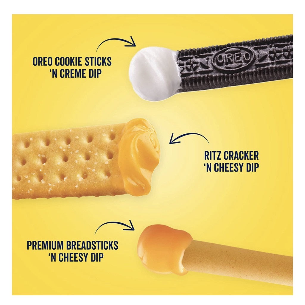 Nabisco Handi-Snacks 起司沾醬餅乾 OREO/Ritz/Pretzel 盒裝 點心 零食 沾著吃