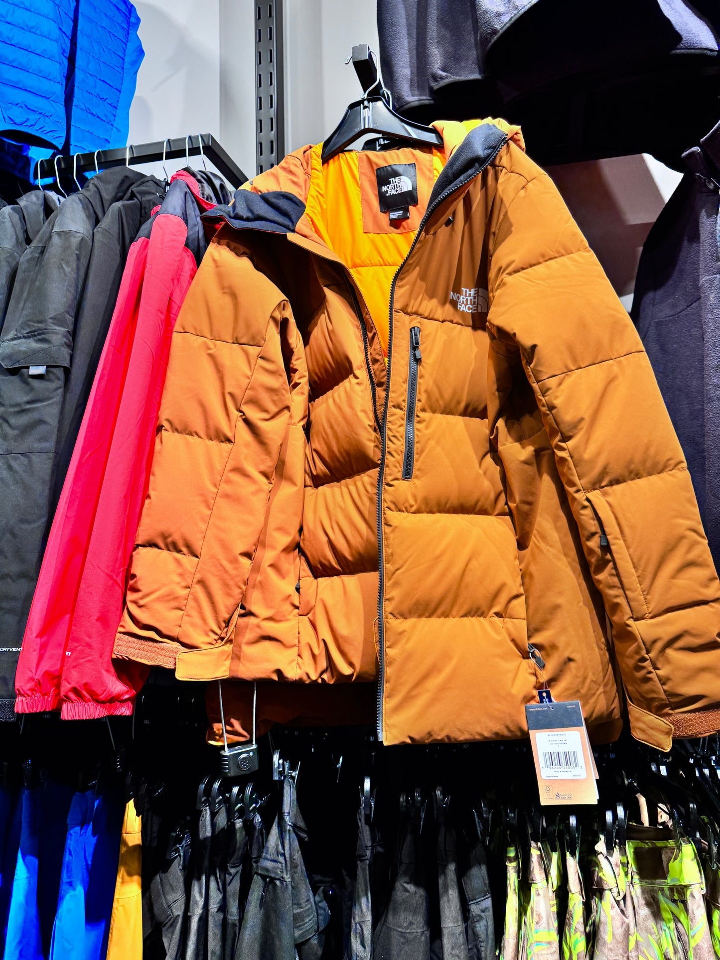 「預購」北臉 The North Face 男款 橘色 羽絨外套